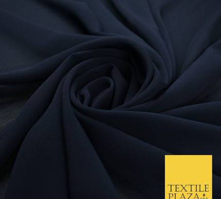 70 COLOURS Plain Dyed Chiffon Fine Soft Georgette Sheer Dress Fabric 57" Wide