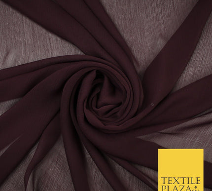 70 COLOURS Plain Dyed Chiffon Fine Soft Georgette Sheer Dress Fabric 57" Wide