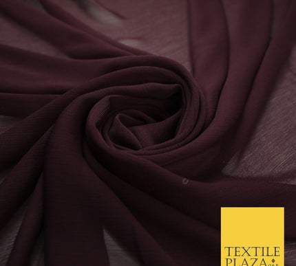 70 COLOURS Plain Dyed Chiffon Fine Soft Georgette Sheer Dress Fabric 57" Wide