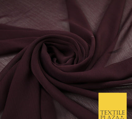 70 COLOURS Plain Dyed Chiffon Fine Soft Georgette Sheer Dress Fabric 57" Wide