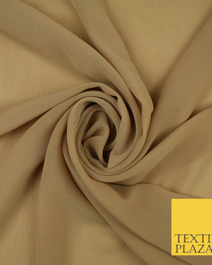 70 COLOURS Plain Dyed Chiffon Fine Soft Georgette Sheer Dress Fabric 57" Wide