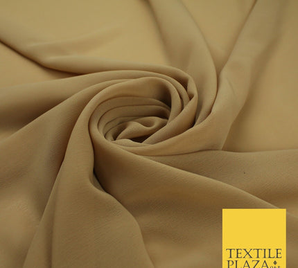 70 COLOURS Plain Dyed Chiffon Fine Soft Georgette Sheer Dress Fabric 57" Wide