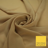 70 COLOURS Plain Dyed Chiffon Fine Soft Georgette Sheer Dress Fabric 57" Wide