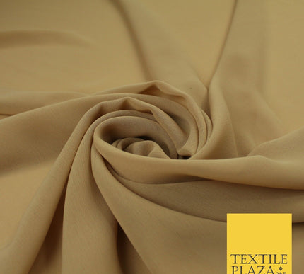 70 COLOURS Plain Dyed Chiffon Fine Soft Georgette Sheer Dress Fabric 57" Wide