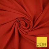 70 COLOURS Plain Dyed Chiffon Fine Soft Georgette Sheer Dress Fabric 57" Wide