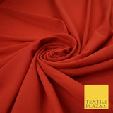 70 COLOURS Plain Dyed Chiffon Fine Soft Georgette Sheer Dress Fabric 57" Wide