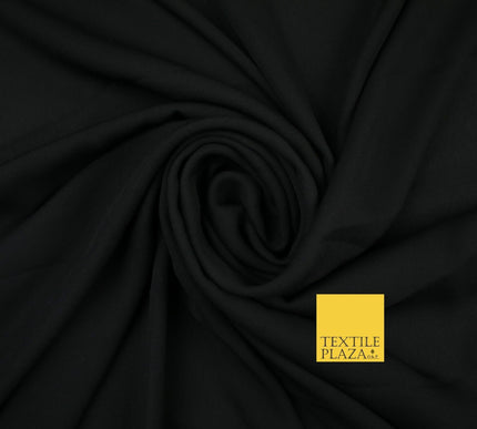 70 COLOURS Plain Dyed Chiffon Fine Soft Georgette Sheer Dress Fabric 57" Wide