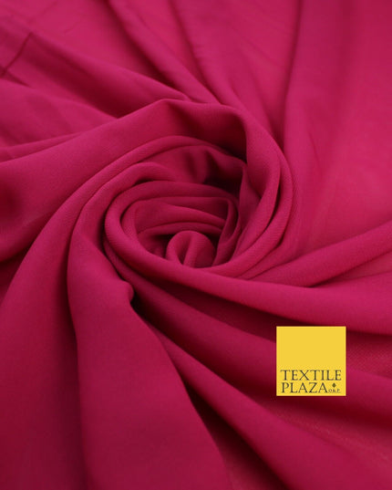 70 COLOURS Plain Dyed Chiffon Fine Soft Georgette Sheer Dress Fabric 57" Wide