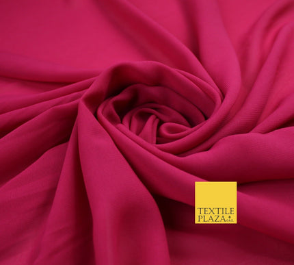 70 COLOURS Plain Dyed Chiffon Fine Soft Georgette Sheer Dress Fabric 57" Wide