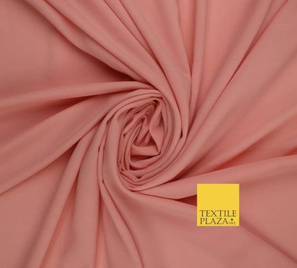 70 COLOURS Plain Dyed Chiffon Fine Soft Georgette Sheer Dress Fabric 57" Wide