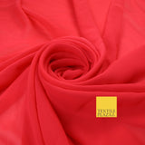 70 COLOURS Plain Dyed Chiffon Fine Soft Georgette Sheer Dress Fabric 57" Wide