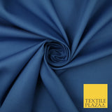 OVER 20 COLOURS - Polycotton Drill Fabric Twill Uniform Workwear Dress Craft 61"