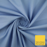 OVER 20 COLOURS - Polycotton Drill Fabric Twill Uniform Workwear Dress Craft 61"