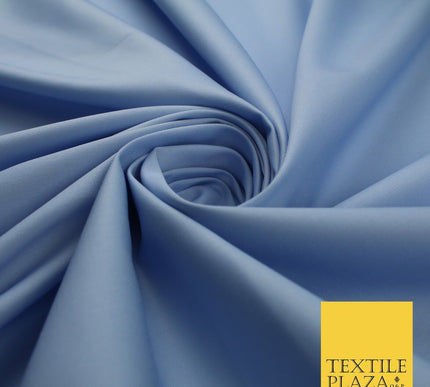 OVER 20 COLOURS - Polycotton Drill Fabric Twill Uniform Workwear Dress Craft 61"
