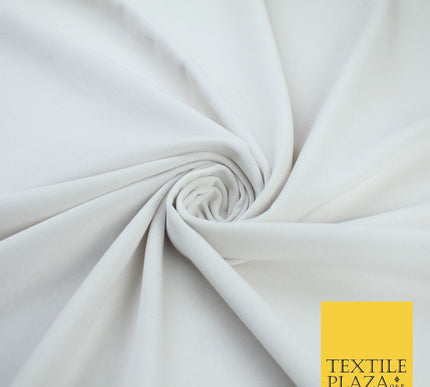 20 COLOURS- Plain 100% COTTON VELVET Fabric Non Stretch Material Dress Craft 45"