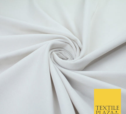 20 COLOURS- Plain 100% COTTON VELVET Fabric Non Stretch Material Dress Craft 45"