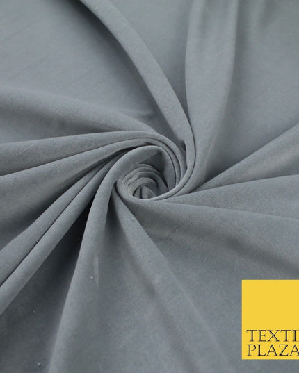 20 COLOURS- Plain 100% COTTON VELVET Fabric Non Stretch Material Dress Craft 45"