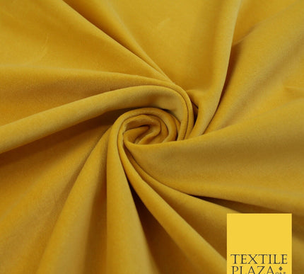 20 COLOURS- Plain 100% COTTON VELVET Fabric Non Stretch Material Dress Craft 45"