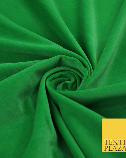 20 COLOURS- Plain 100% COTTON VELVET Fabric Non Stretch Material Dress Craft 45"