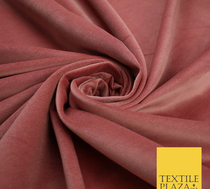 20 COLOURS- Plain 100% COTTON VELVET Fabric Non Stretch Material Dress Craft 45"