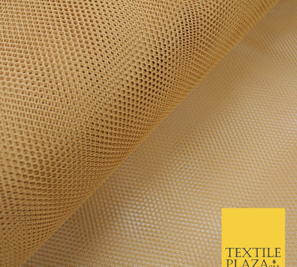 5M / 10M - NUDE CAN CAN Plain Stiff Dress Net Fabric Mesh Underskirt Material