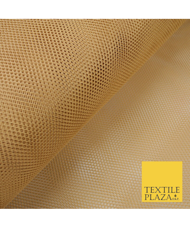 5M / 10M - NUDE CAN CAN Plain Stiff Dress Net Fabric Mesh Underskirt Material