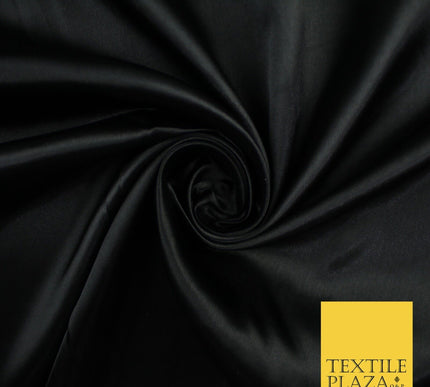 BUDGET Plain Smooth Shiny Lightweight Poly Satin Fabric Dress Lining Decor 42"