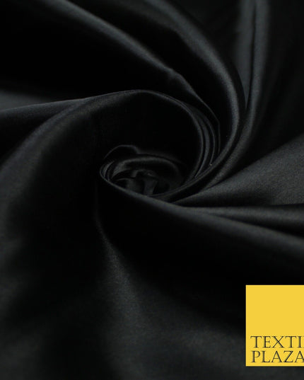 BUDGET Plain Smooth Shiny Lightweight Poly Satin Fabric Dress Lining Decor 42"