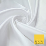 BUDGET Plain Smooth Shiny Lightweight Poly Satin Fabric Dress Lining Decor 42"
