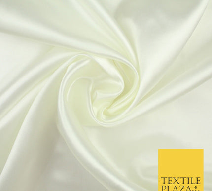 BUDGET Plain Smooth Shiny Lightweight Poly Satin Fabric Dress Lining Decor 42"