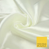 BUDGET Plain Smooth Shiny Lightweight Poly Satin Fabric Dress Lining Decor 42"