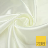 BUDGET Plain Smooth Shiny Lightweight Poly Satin Fabric Dress Lining Decor 42"