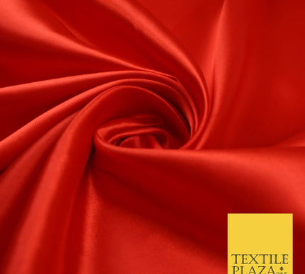 BUDGET Plain Smooth Shiny Lightweight Poly Satin Fabric Dress Lining Decor 42"