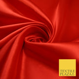 BUDGET Plain Smooth Shiny Lightweight Poly Satin Fabric Dress Lining Decor 42"