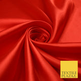 BUDGET Plain Smooth Shiny Lightweight Poly Satin Fabric Dress Lining Decor 42"