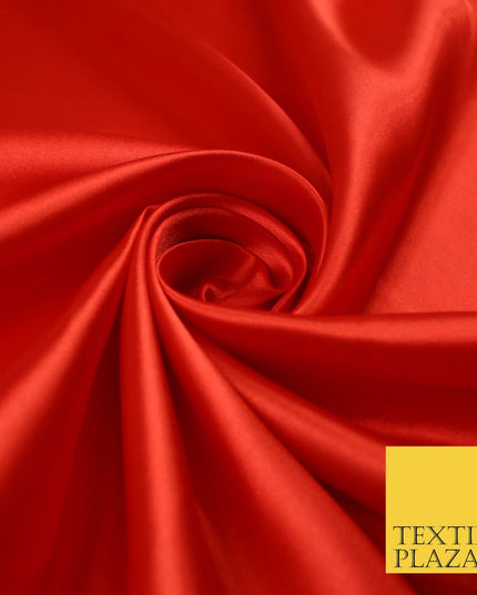 BUDGET Plain Smooth Shiny Lightweight Poly Satin Fabric Dress Lining Decor 42"