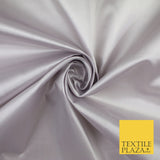 BUDGET Plain Smooth Shiny Lightweight Poly Satin Fabric Dress Lining Decor 42"