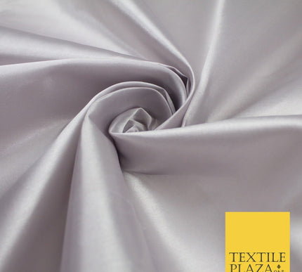 BUDGET Plain Smooth Shiny Lightweight Poly Satin Fabric Dress Lining Decor 42"