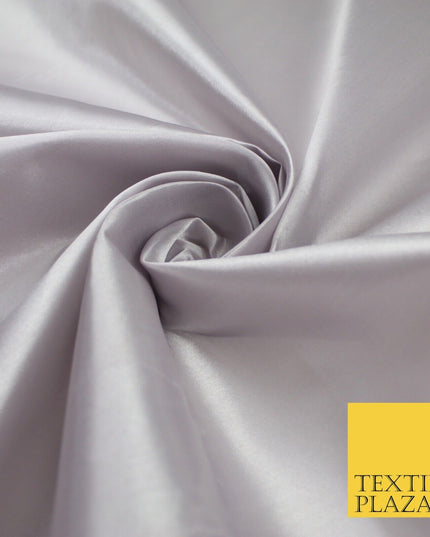 BUDGET Plain Smooth Shiny Lightweight Poly Satin Fabric Dress Lining Decor 42"