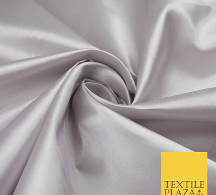 BUDGET Plain Smooth Shiny Lightweight Poly Satin Fabric Dress Lining Decor 42"