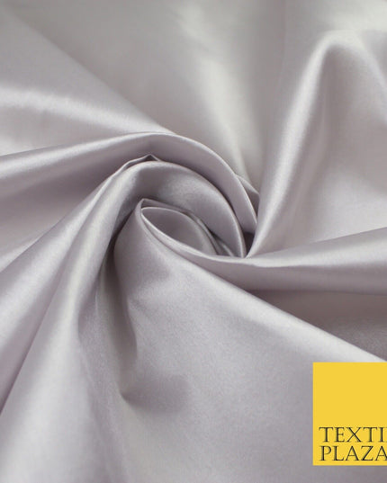 BUDGET Plain Smooth Shiny Lightweight Poly Satin Fabric Dress Lining Decor 42"