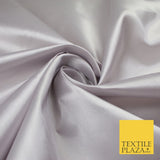 BUDGET Plain Smooth Shiny Lightweight Poly Satin Fabric Dress Lining Decor 42"