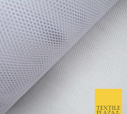 3 COLOURS - 5M / 10M - CAN CAN Plain Stiff Dress Net Fabric Mesh Underskirt 40"
