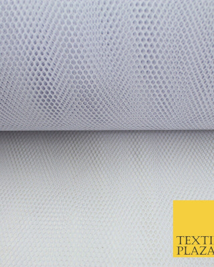 3 COLOURS - 5M / 10M - CAN CAN Plain Stiff Dress Net Fabric Mesh Underskirt 40"