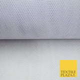3 COLOURS - 5M / 10M - CAN CAN Plain Stiff Dress Net Fabric Mesh Underskirt 40"