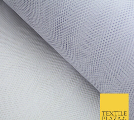 3 COLOURS - 5M / 10M - CAN CAN Plain Stiff Dress Net Fabric Mesh Underskirt 40"