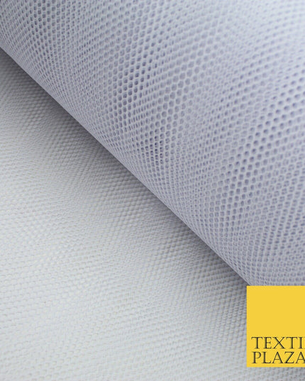 3 COLOURS - 5M / 10M - CAN CAN Plain Stiff Dress Net Fabric Mesh Underskirt 40"