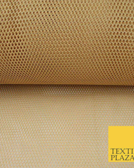 3 COLOURS - 5M / 10M - CAN CAN Plain Stiff Dress Net Fabric Mesh Underskirt 40"