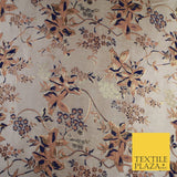 Luxury Gold Floral Ornate Vine Textured Brocade Dress Fabric Metallic 59" Wide