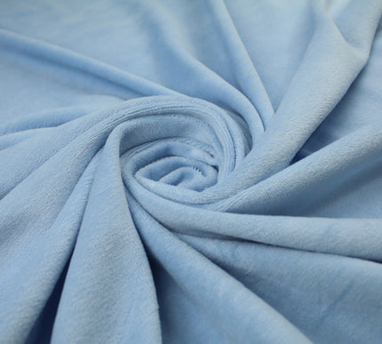 SKY BLUE Soft Velvet Velour Fabric Stretch Material 64" WIDE 9768